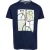 Trespass Herenfiets-T-shirt met ronde hals en normale pasvorm, korte mouwen (Marine)