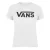 Vans Dames/Dames Logo T-Shirt (Wit)