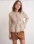 MixRay Gebreid vest  beige
