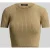 Lauren Ralph Lauren slim fit kort T-shirt van glanzende viscosemix