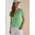 Shirt met boothals in ajour-look