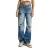 Loose Jeans Middenhoog Model Katoen Dames It’s Basic