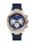 GUESS Analoog horloge ‘EQUITY’  navy / goud