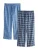 Next Pyjamabroek  navy / lichtblauw / wit