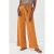Cache Cache high waist wide leg broek geel