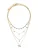 Bershka Ketting  turquoise / goud / zwart / wit
