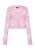 swirly Gebreid vest  rosa