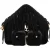 Núnoo Helena Fringe Suede Black W. Gold