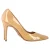 Michael Kors pumps met spitse neus in beige lakleer