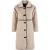TRENDYOLMİLLA Dames Beige Effen Oversized Jassen