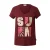 Dunne V-hals T-shirt in gemêleerd jersey voor vrouwen s.Oliver
