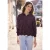Blouse met lange mouwen en shiffleypatroon
