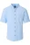 Redmond Casual Linnen Overhemd blauw, Effen
