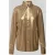 Norma Kamali overhemdblouse met verborgen knoopsluiting