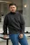 TRENDYOL MAN Heren Grijs Effen Lang Oversized Grote maten Sweatshirts