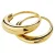 PILGRIM gold plated ring Kaisyn – set van 2