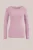 WE Fashion – Dames T-shirt van katoenmix – Slim Fit – Roze – Katoen –
