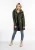 ICEBOUND softshell jas Dames donkere olijf