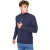 Crosshatch Heren Wellburys grof gebreide trui (Marine)