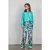 DIDI Printed Pants Breezer In Lightgrey With Dreamscape Print