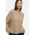 Vila Vest Vibows L/s Flounce Knit Cardigan-no 14119587 Dark Natural Melange Dames
