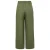 s.Oliver straight high waist broek met linnen donkergroen