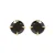 Luxenter oorbellen, 925 sterling zilveren otieno en 18K vergulde onyx-zirkonia afwerking