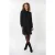 EsQualo Dress Fancy Lurex Black