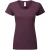 Fruit Of The Loom Vrouwen / Dames Fit Ringgesponnen Premium Tshirt (Donkere Pruim)