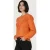 EsQualo Sweater Fringes Soft Orange