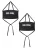 Mister Tee Doek  zwart / wit