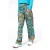 EsQualo Trousers Sateen Expressive Roots Print