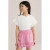 WE Fashion T-shirt wit met textuur