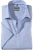 OLYMP Luxor comfort fit overhemd – korte mouw – lichtblauw met wit geruit (contrast) – Strijkvrij – Boord