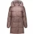 Malelions Women Mid Length Puffer Jacket | Dark Taupe