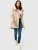 Navahoo Ireliaa Dames Parka – Windafstotende winterjas met teddyvoering en capuchon – Beige