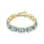 Luxenter Ankek armband afgewerkt in 18k geel goud