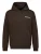 Sublevel Sweatshirt ‘Worldwide’  chocoladebruin / wit