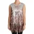 Pailletten Fringe Feesttop