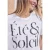 Street One Studio Dames Shirt met ronde hals en tekstopdruk in Wit