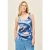 Cecil Dames Top in gebreide look in Blauw