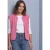 Teddy-vest met rits en corduroy-details
