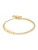 FOSSIL Armband ‘Sutton’  goud / transparant