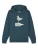 Watapparel Sweatshirt ‘ Möwe mit Hut ‘  petrol / gemengde kleuren