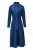 Salsa Jeans Jurk  blauw gemêleerd