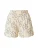 Urban Classics – All over Print Viscose Resort Korte broek – L – Creme/Zwart