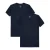 Claesen’s Claesen’s® – T-Shirt Navy V-Neck Cotton/Lycra 2-PackCL 1223-Navy-S