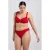 America Today niet-voorgevormde beugel bikinitop Agnes met textuur rood