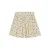 WE Fashion korte rok met stippen ecru