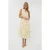 EsQualo Dress Long Faded Solar Print